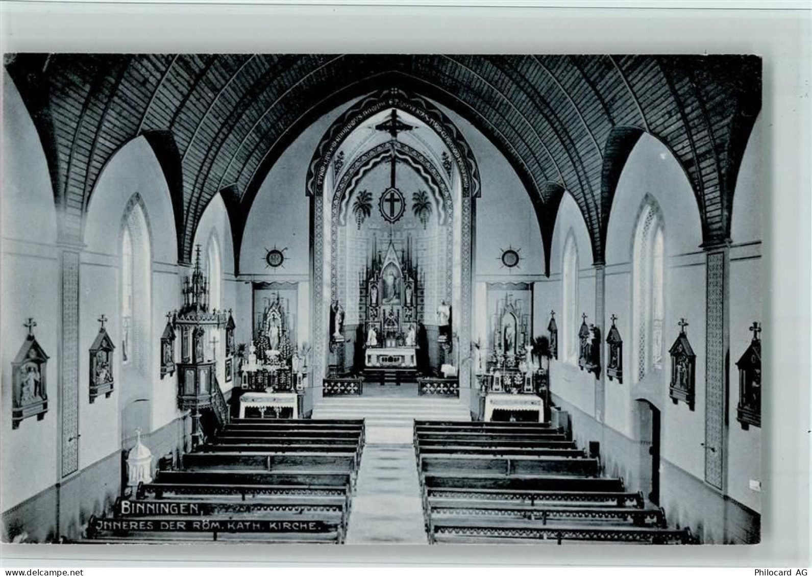 4102 Binningen - Kirchenschiff Inneres der Römischkatholischen Kirche - 11051270