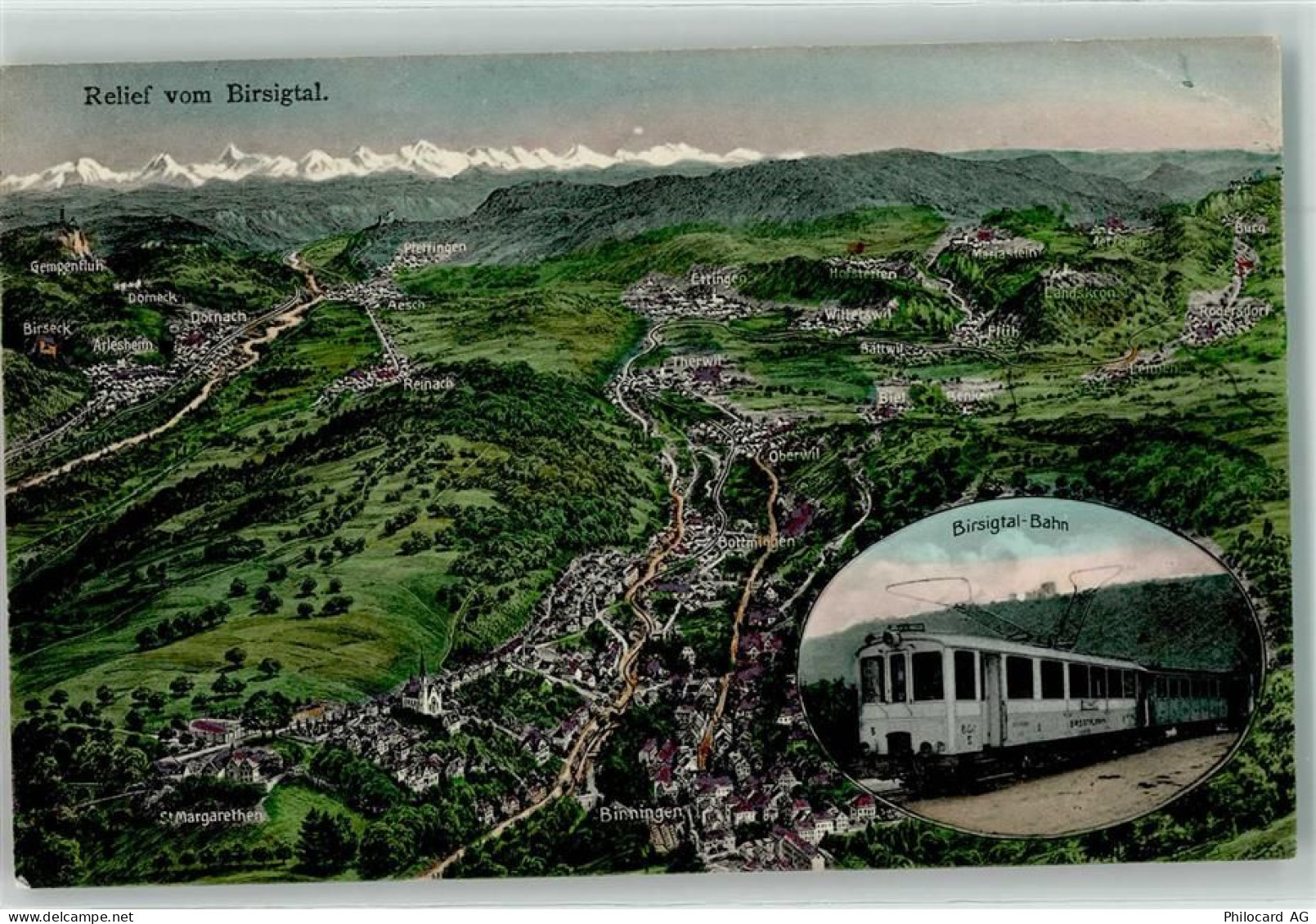 4102 Binningen - Vogelschau Birsigtal Bahn - 13913895