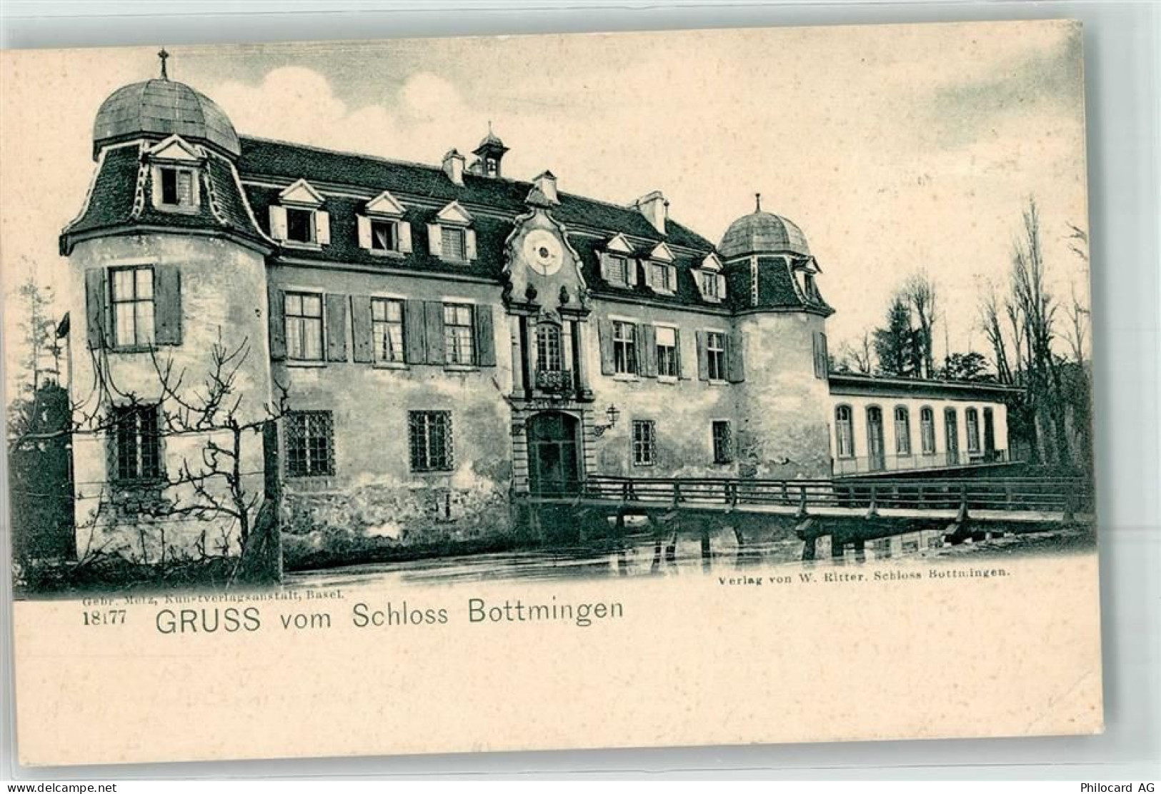 4103 Bottmingen 1905 Gebrauchsspuren Schloss - 10645337