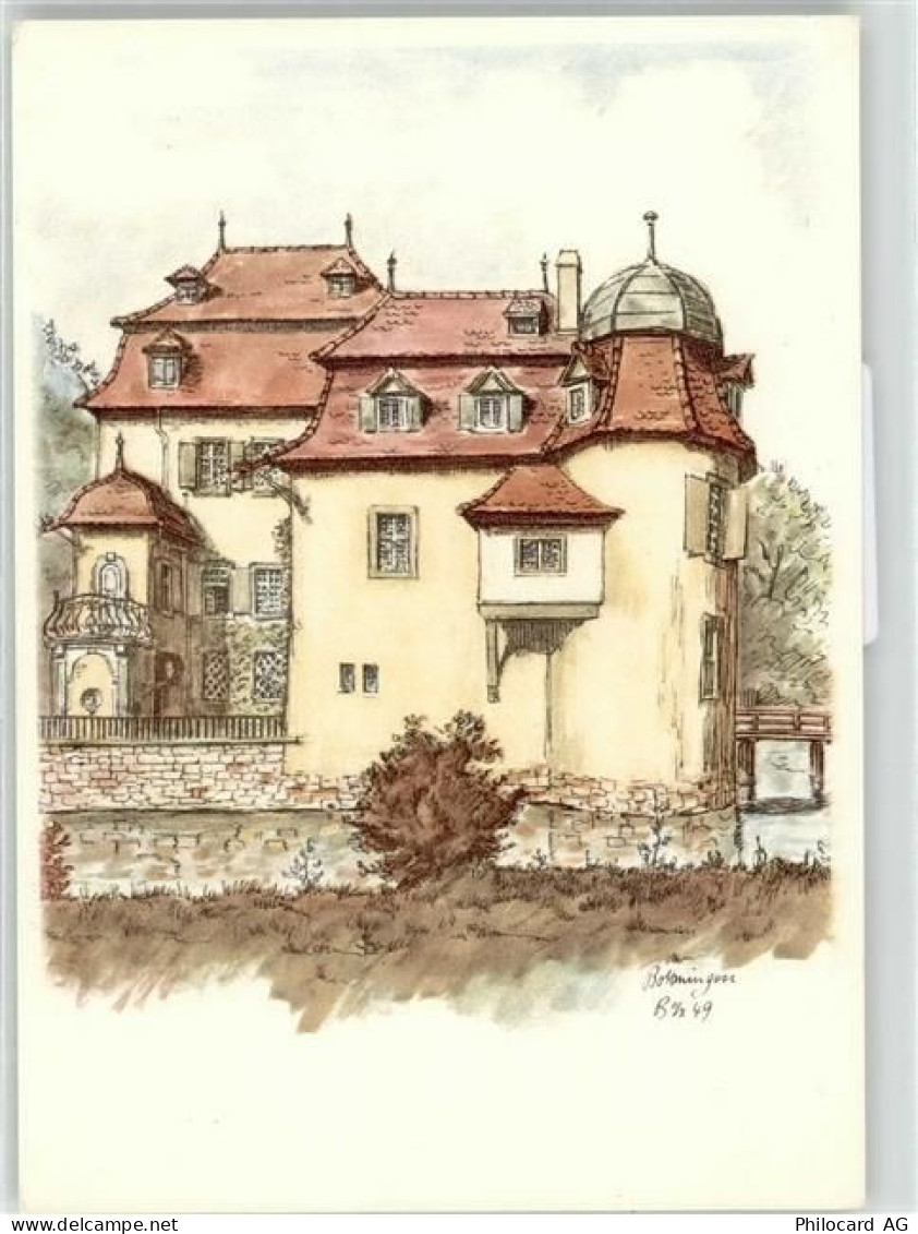 4103 Bottmingen Künstlerkarte Schloss - 52020802