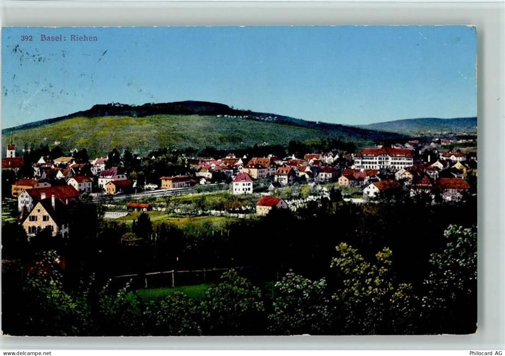 4125 Riehen 1914 - Teilansicht AK - 13213722