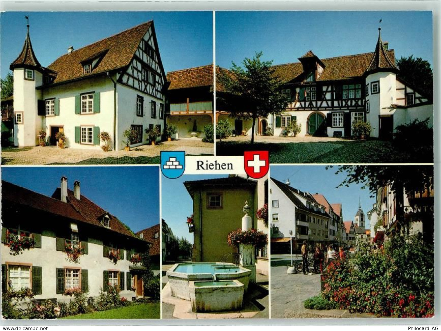 4125 Riehen - Fachwerkhäuser Brunnen - 10281253
