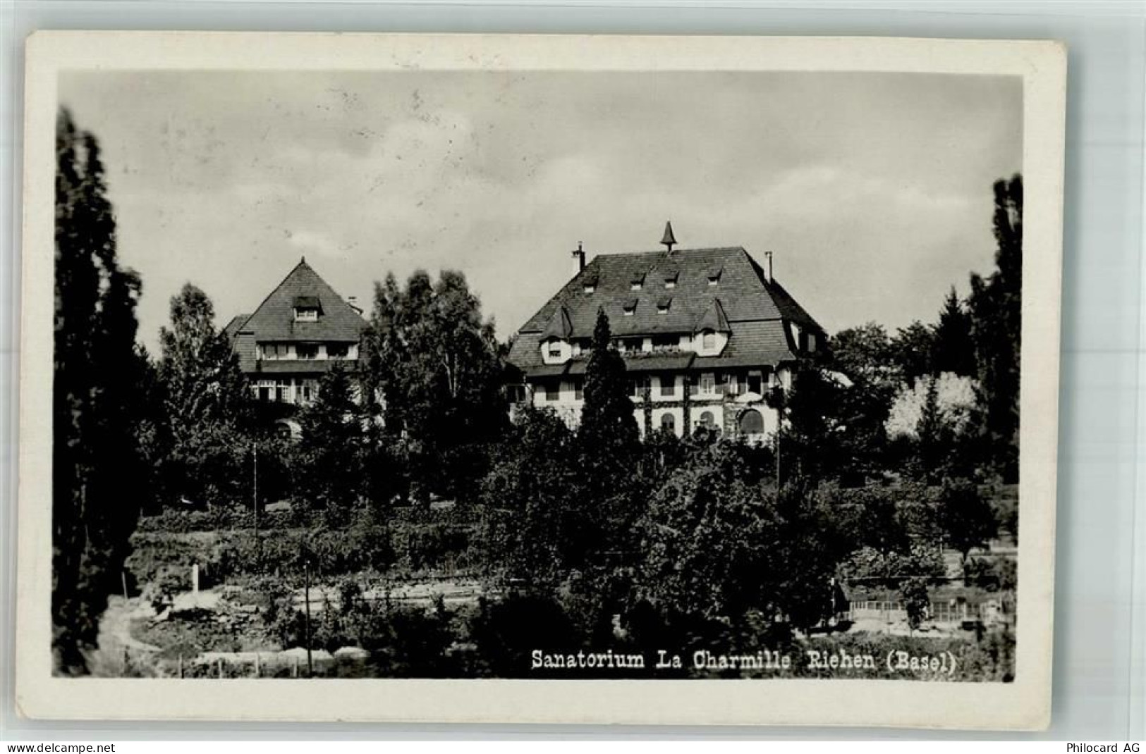 4125 Riehen Foto AK Sanatorium - 10749712