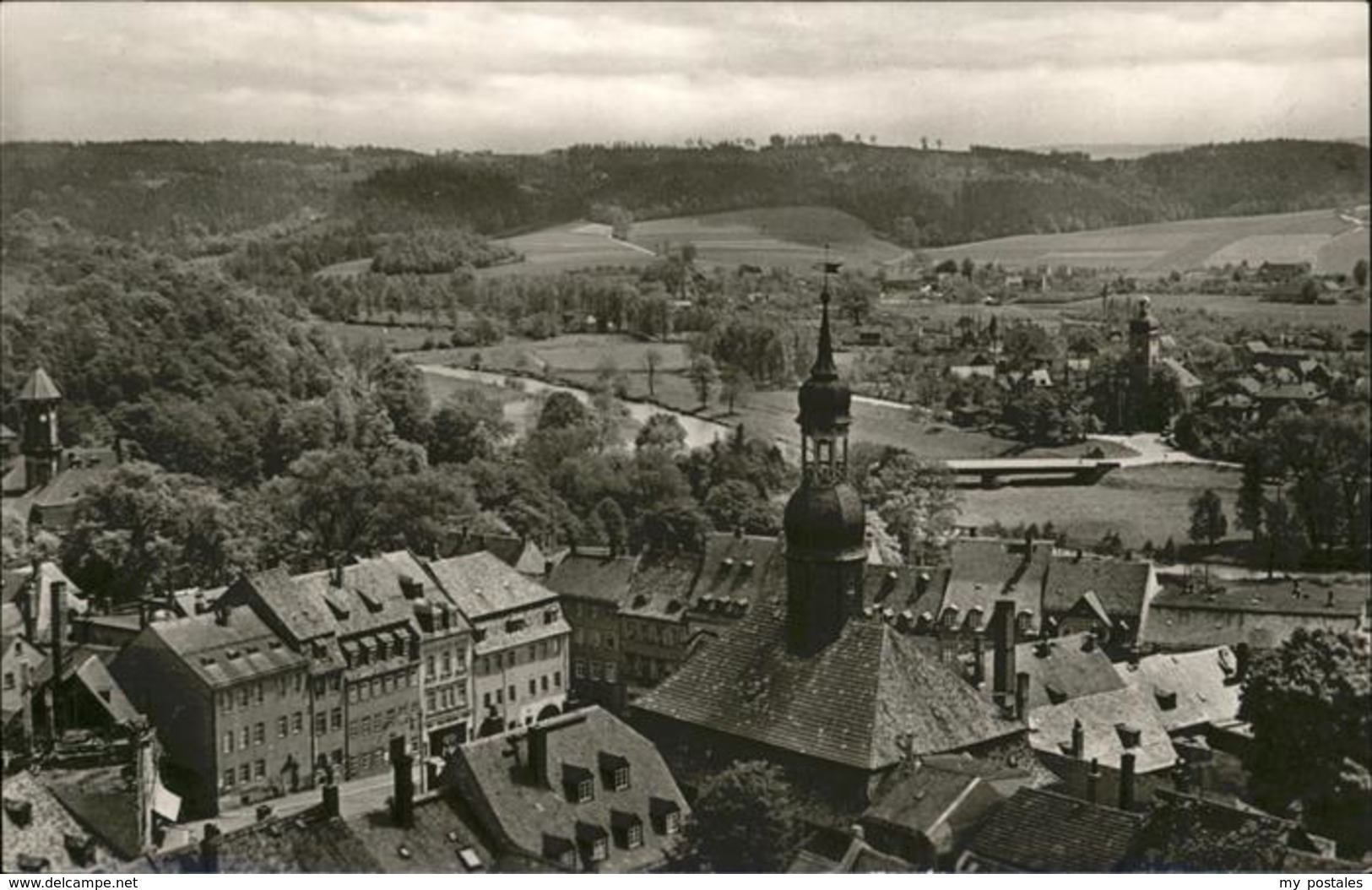41258280 Waldenburg Sachsen Kirchturm Waldenburg