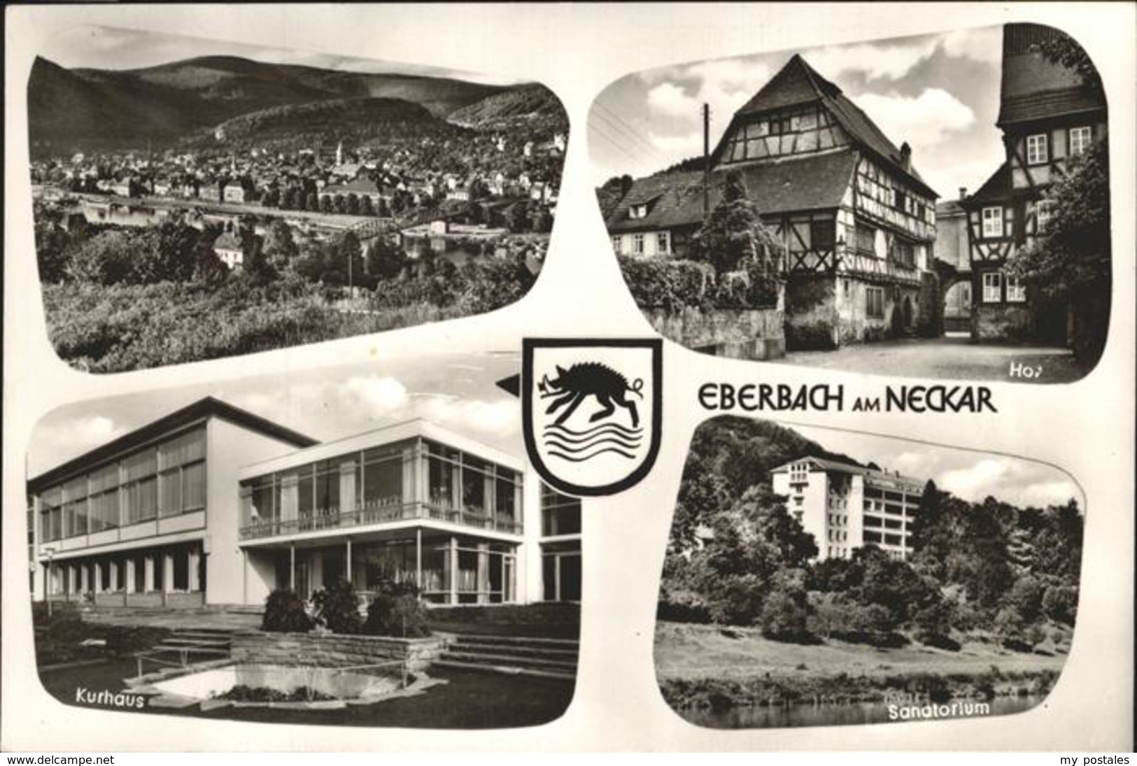 41258479 Eberbach Neckar Wappen Sanatorium Hof Kurhaus Eberbach