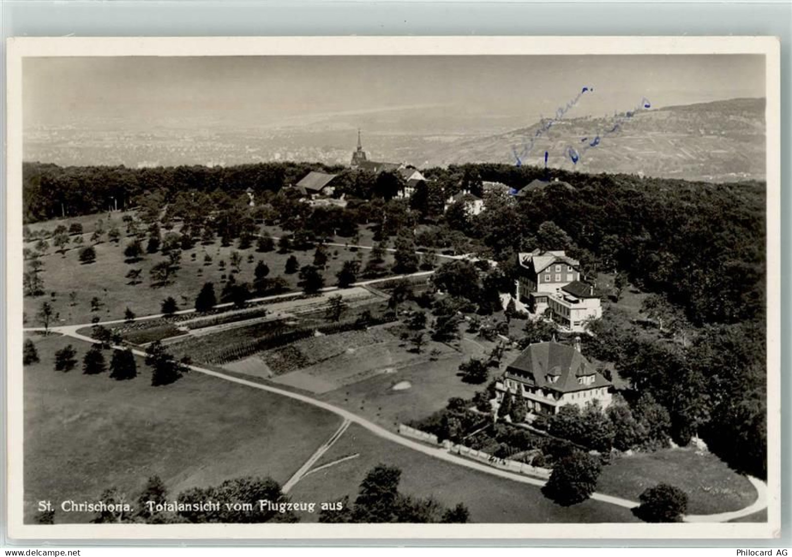 4126 Bettingen - St Chrischona Fliegeraufnahme - 39404114