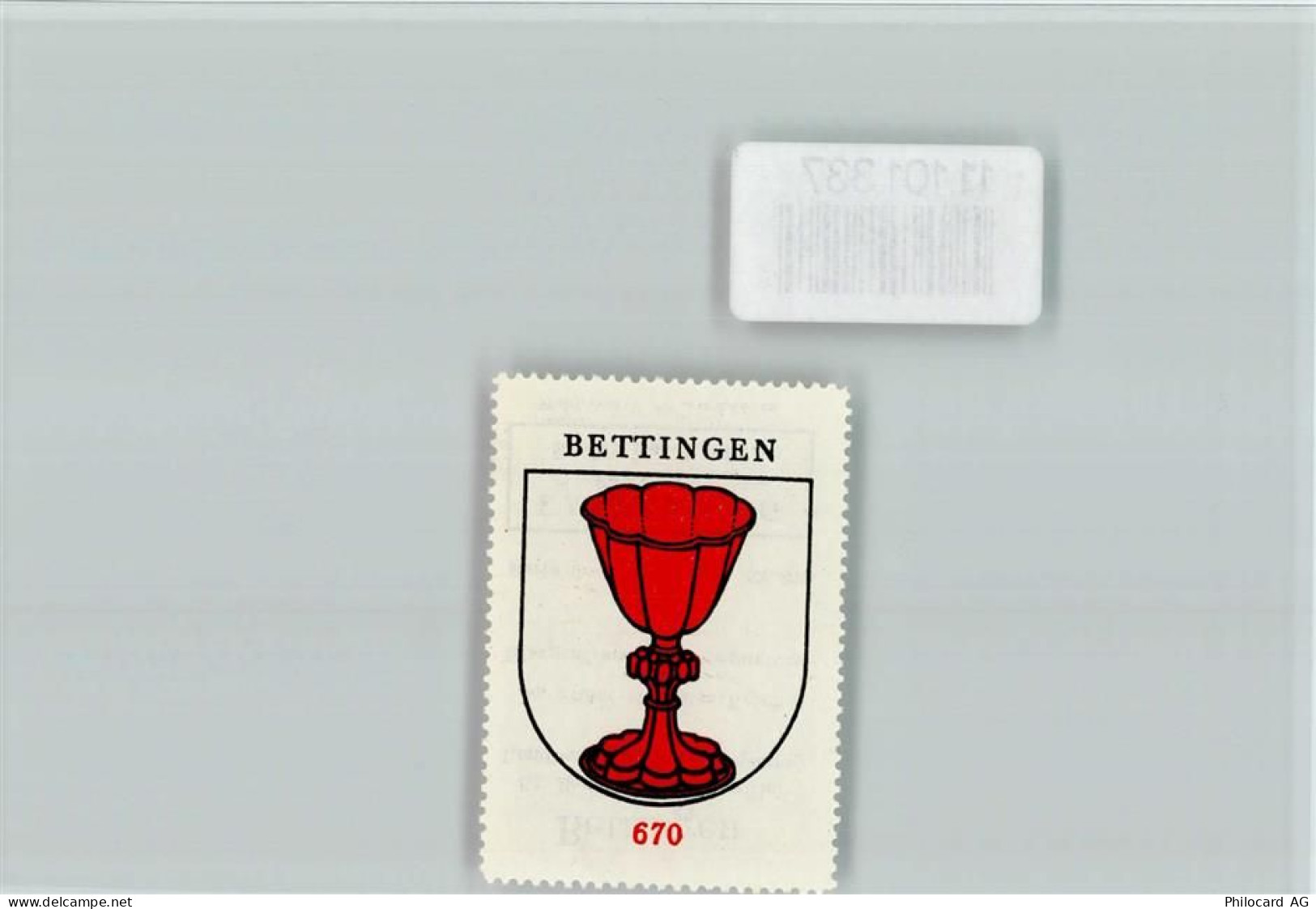 4126 Bettingen - Vignette Wappen Kaffee Hag ca 1920-1940 Bettingen - 11101337
