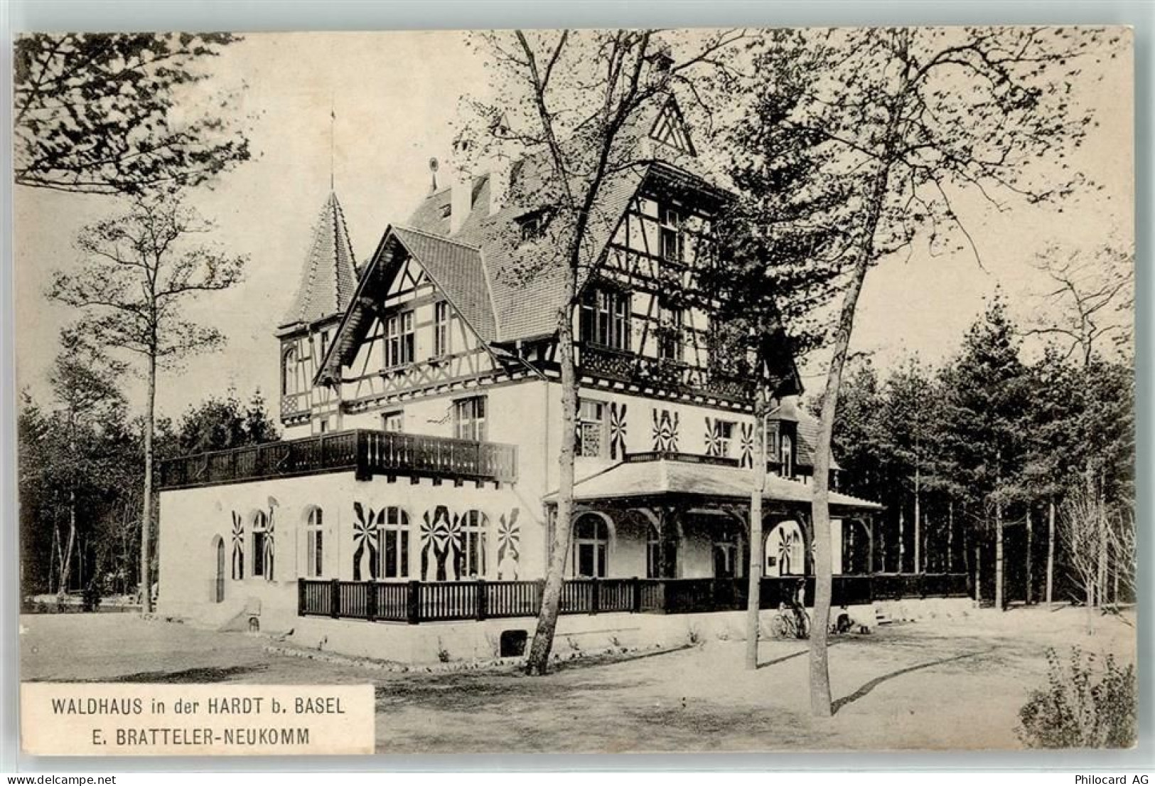 4127 Birsfelden 1916 - Waldhaus in der Hardt Gasthaus Restaurant und Pen... - 13908497