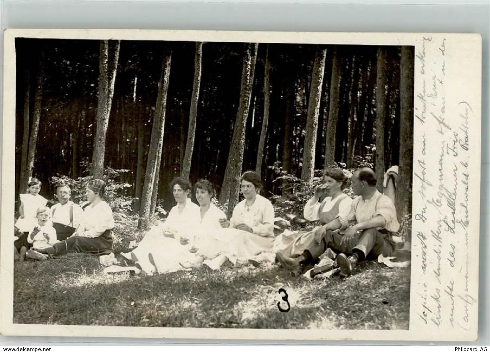 4127 Birsfelden 1917 Foto AK Gruppenfoto Ort handschriftlich - 38191261