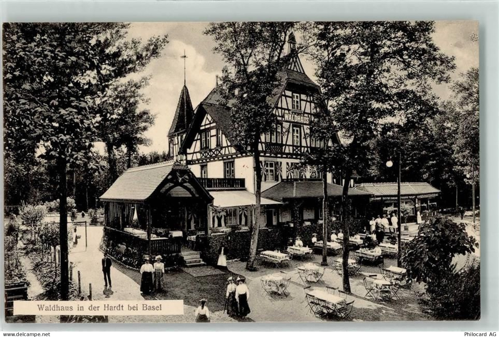 4127 Birsfelden 1917 - Waldhaus in der Hardt Gasthaus Restaurant und Pen... - 13908484