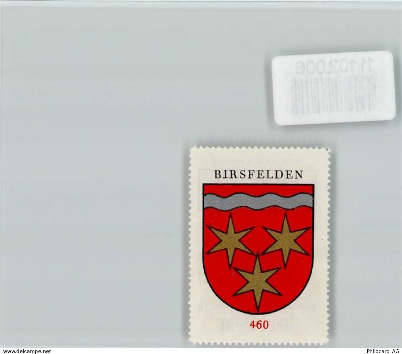4127 Birsfelden - Vignette Wappen Kaffee Hag ca 1920-1940 - 11102006