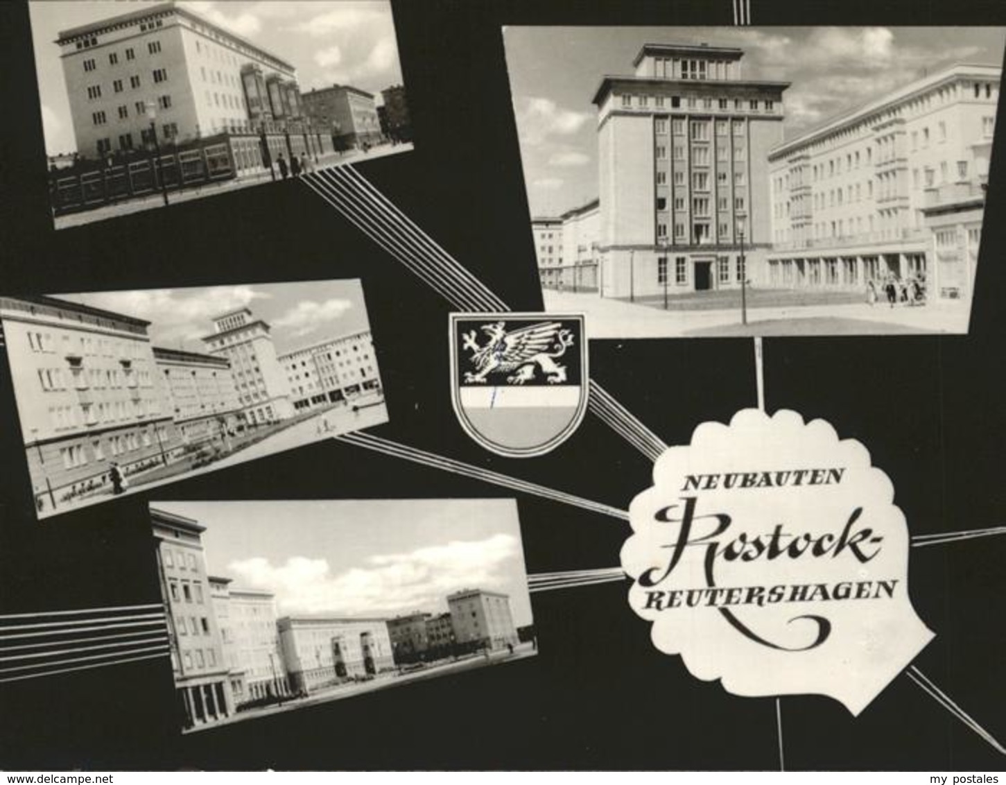 41270120 Rostock Mecklenburg-Vorpommern Rostock Reutershagen Neubauten Stadtwapp