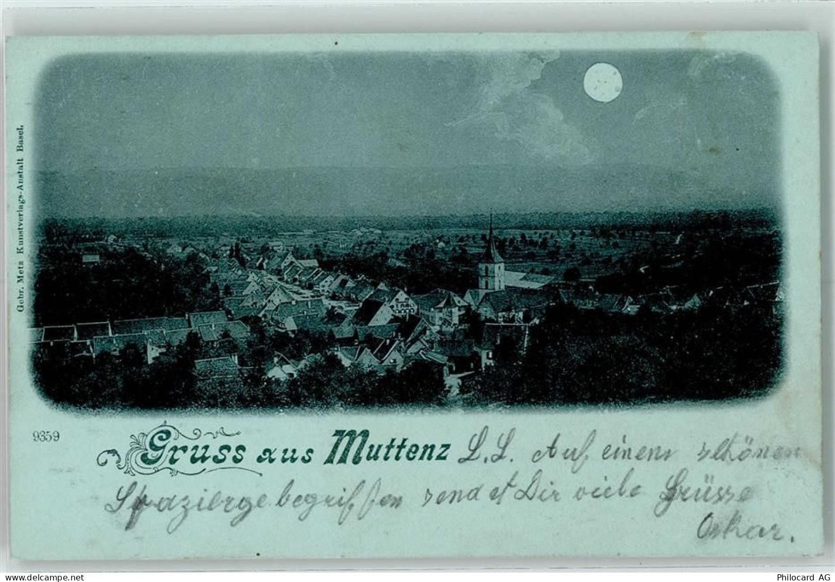 4132 Muttenz 1901 - Mondschein - 13223840