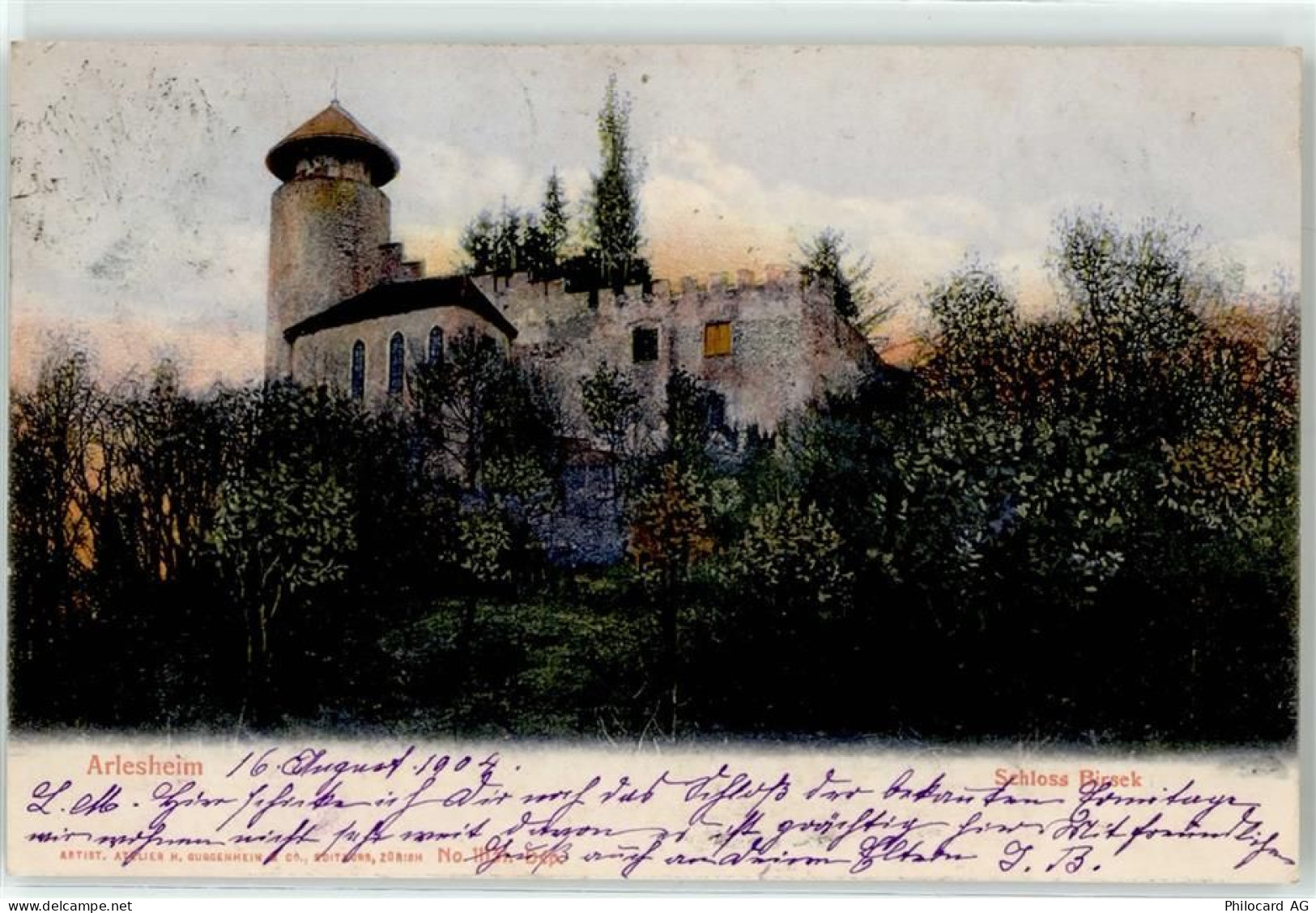 4144 Arlesheim 1904 - Schloss Birsek - 51715882