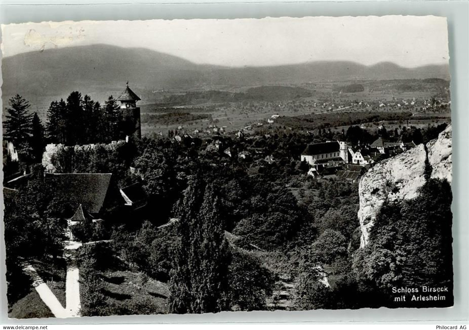 4144 Arlesheim - Schloss Birseck Blick auf Arlesheim - 10622197