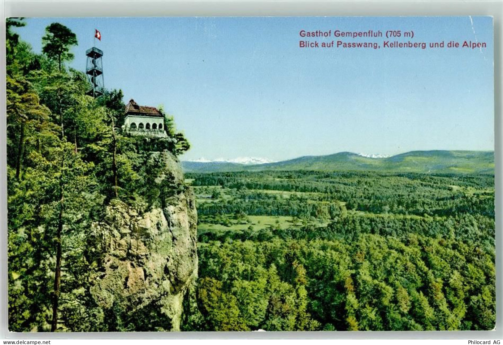 4145 Gempen Gebrauchsspuren Restaurant Gempenfluh Aussichtsturm - 39377603