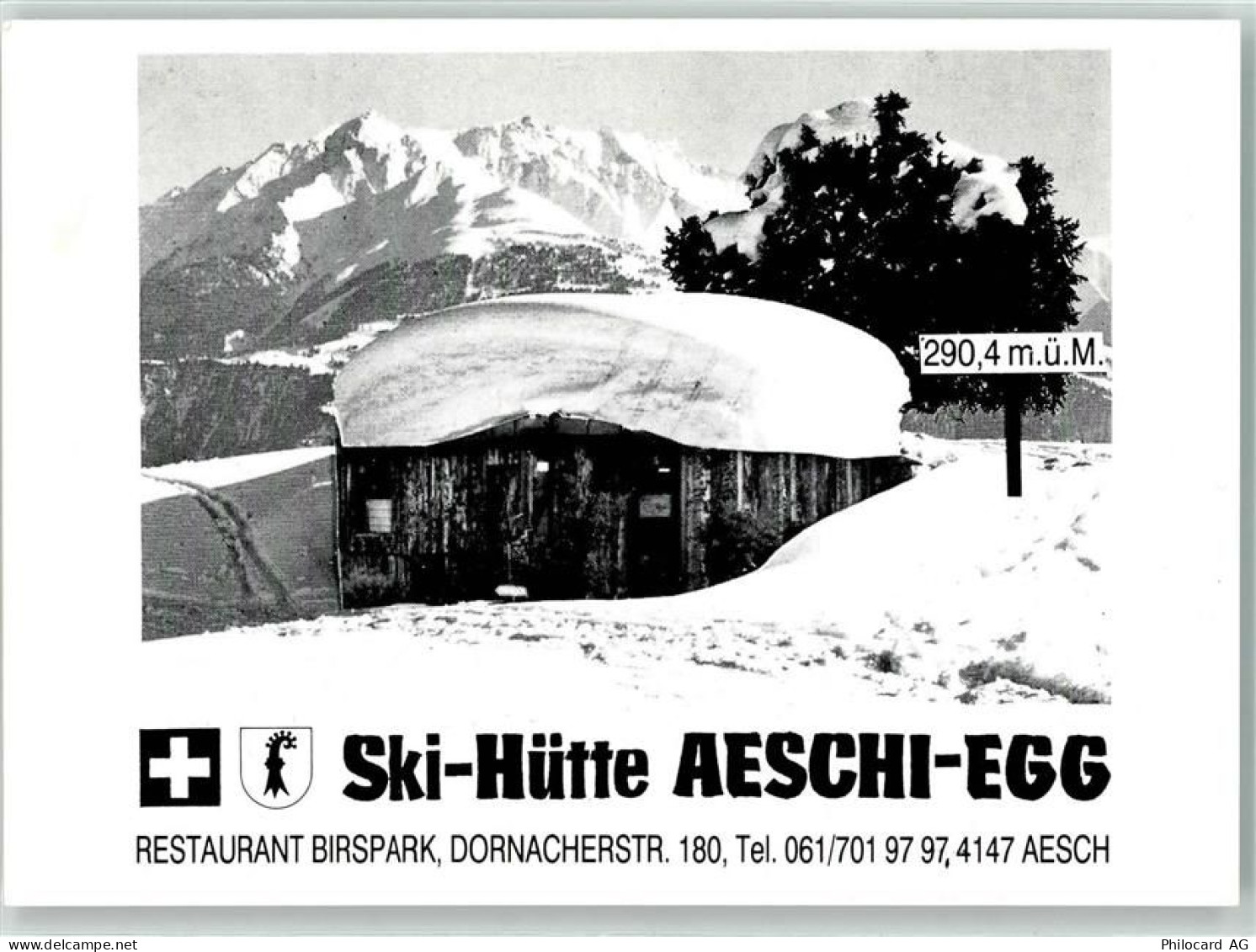 4147 Aesch BL - Skihütte Aeschi-Egg Winter - 39494697