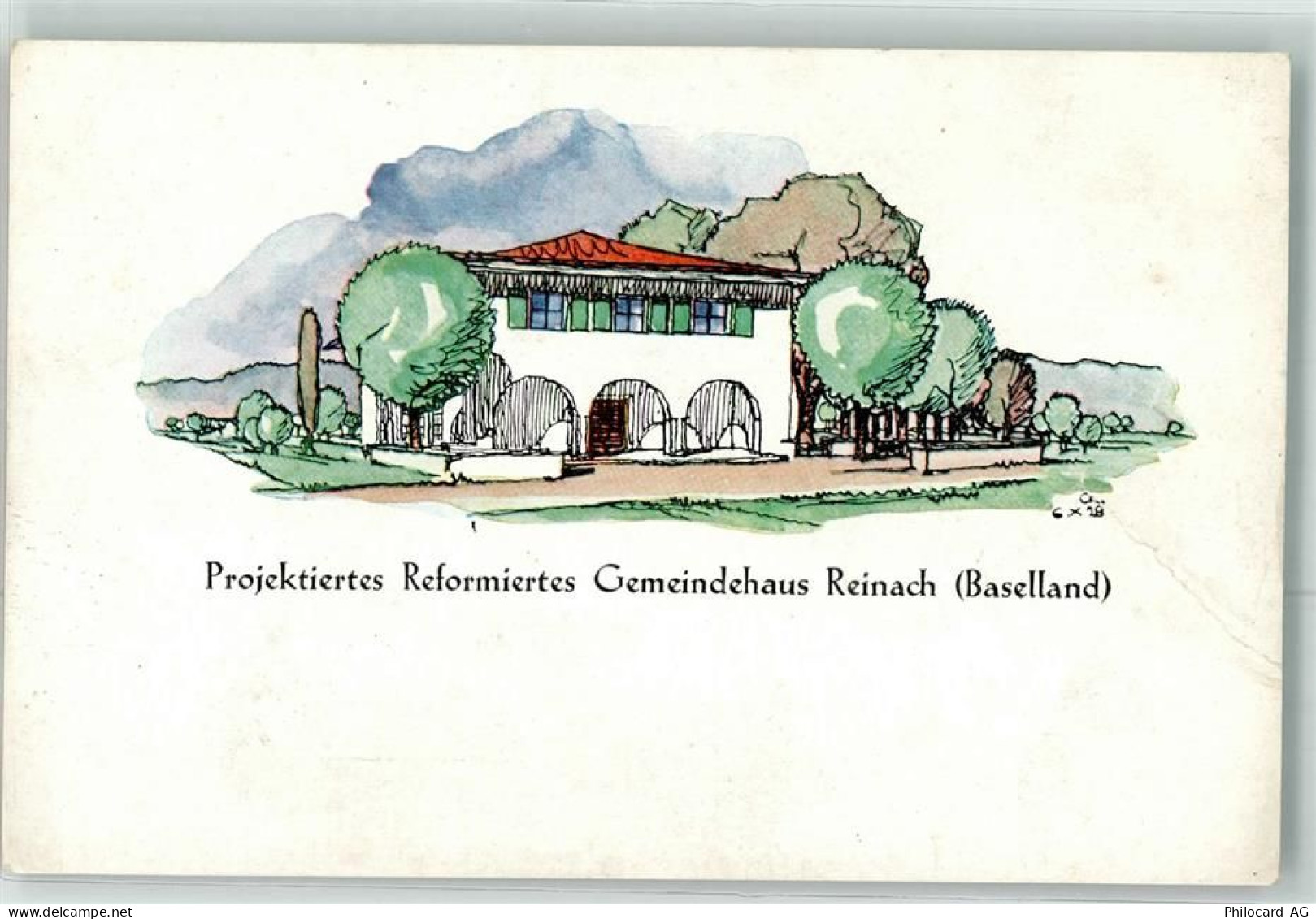 4153 Reinach BL Neureinach Gebrauchsspuren Projektiertes Reformiertes Ge... - 13481971
