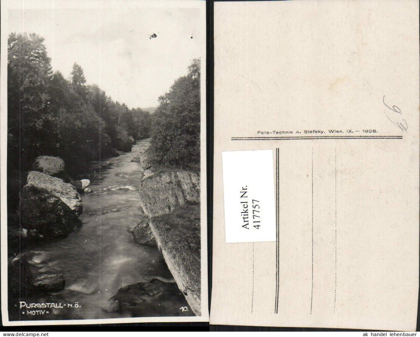 417757,Purgstall an d. Erlauf Fluss Motiv