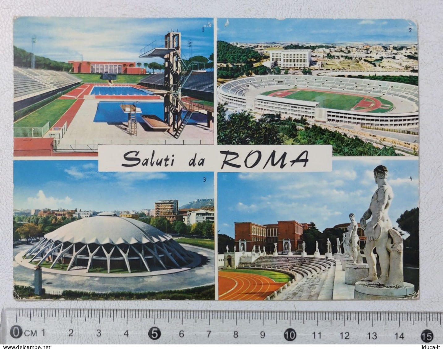 41884 1985 Cartolina - Roma - Saluti da Roma - Vedutine - VG 1967