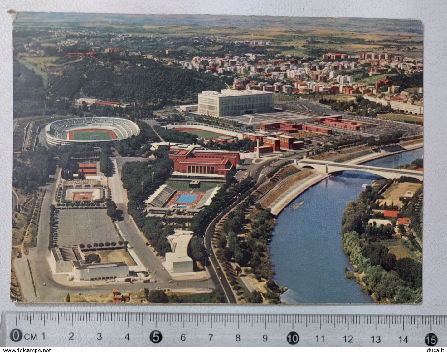 41885 1986 Cartolina - Roma - Stadio Olimpico e attrezzature sportive - VG 1962