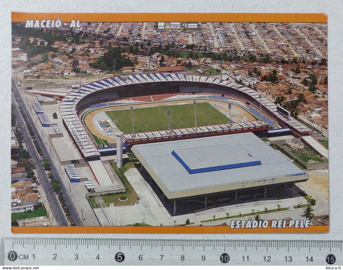 41887 1988 Cartolina - Brasile - Maceio (Alagoas) - Stadio Rei Pelé