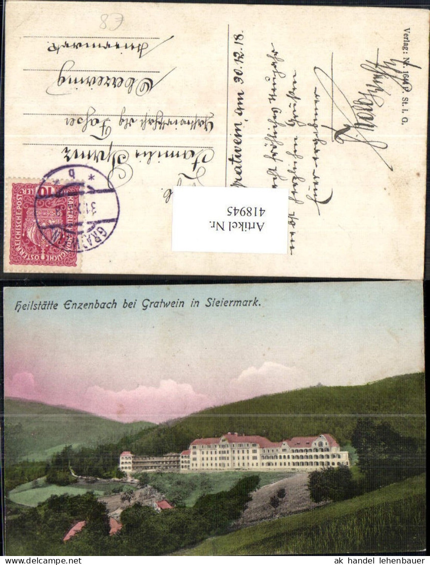 418945,Heilstätte Enzenbach b. Gratwein
