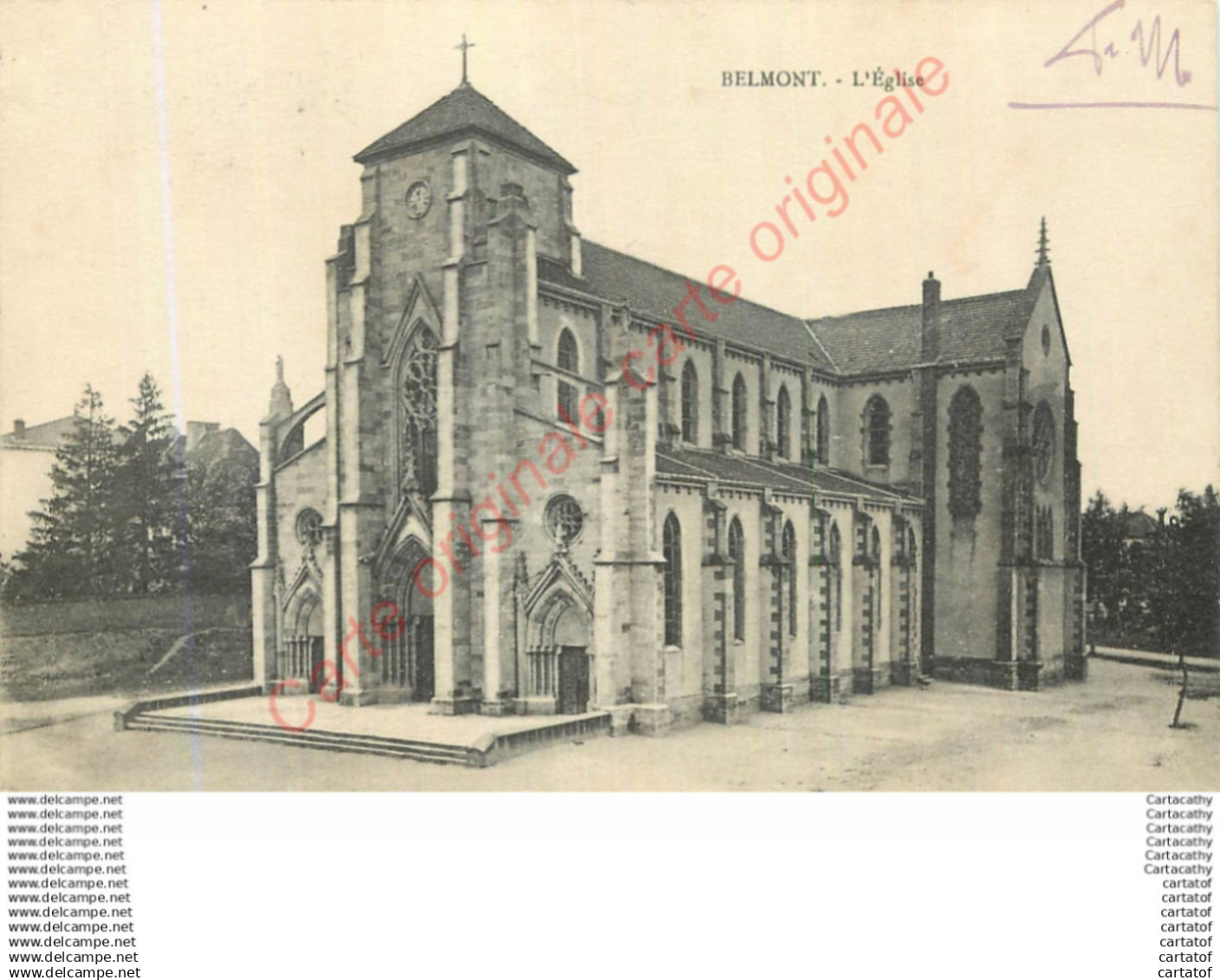 42.  BELMONT (de la Loire) . L'Eglise .