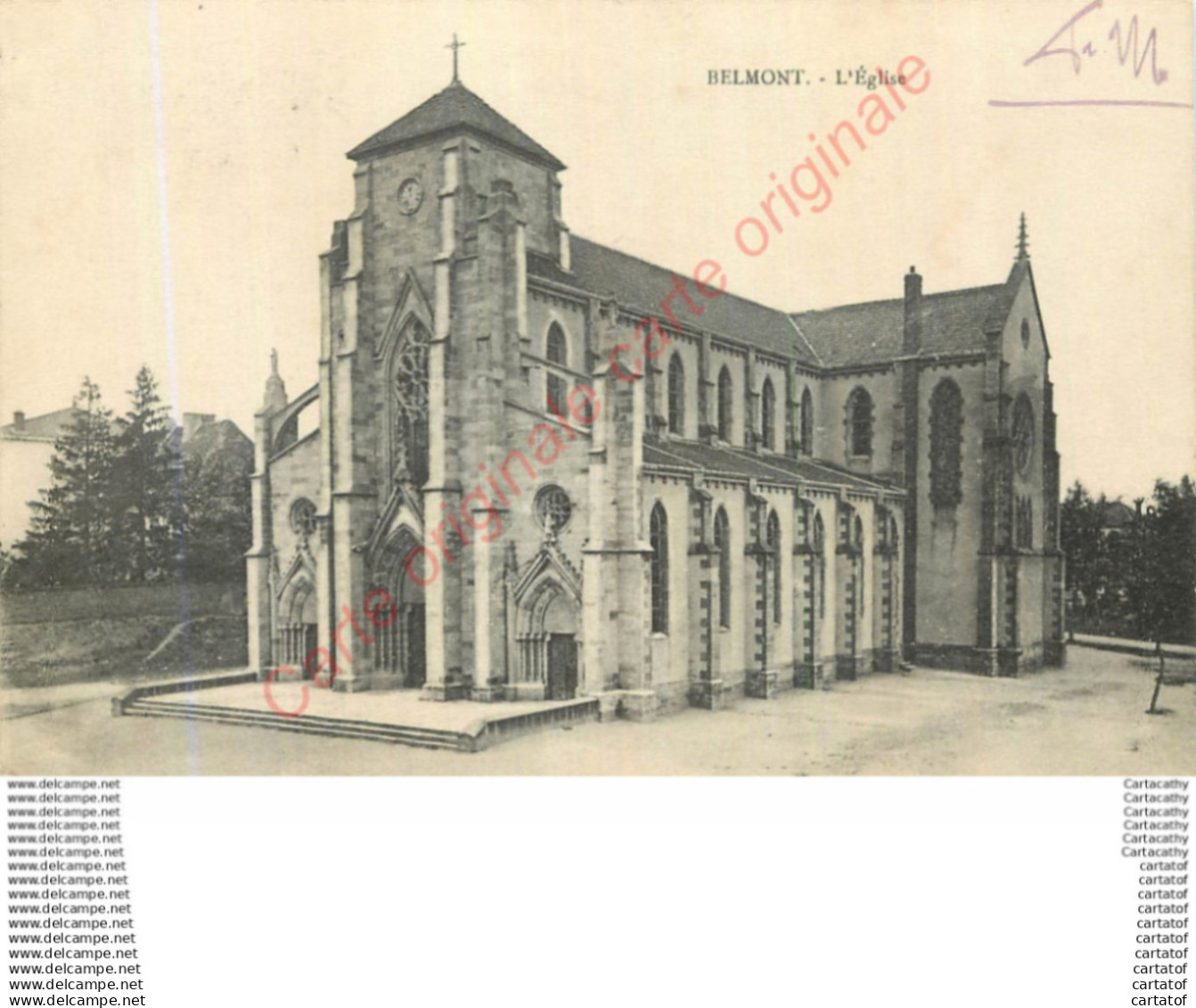 42.  BELMONT (de la Loire) . L'Eglise .