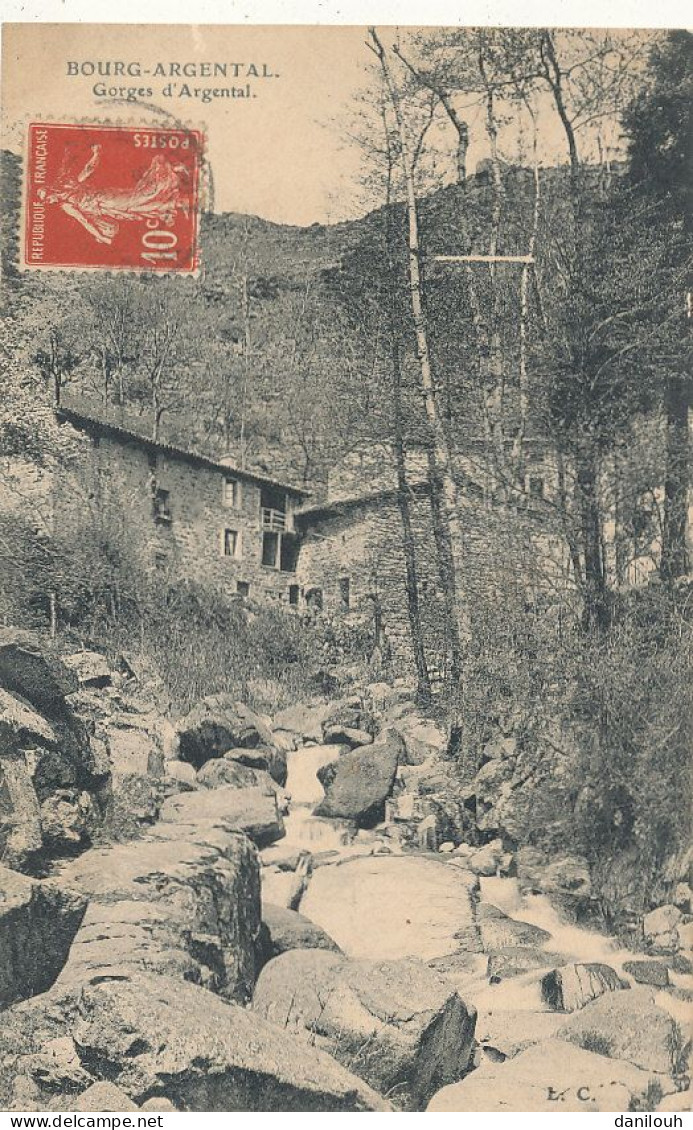 42 // BOURG ARGENTAL    gorges d Argental