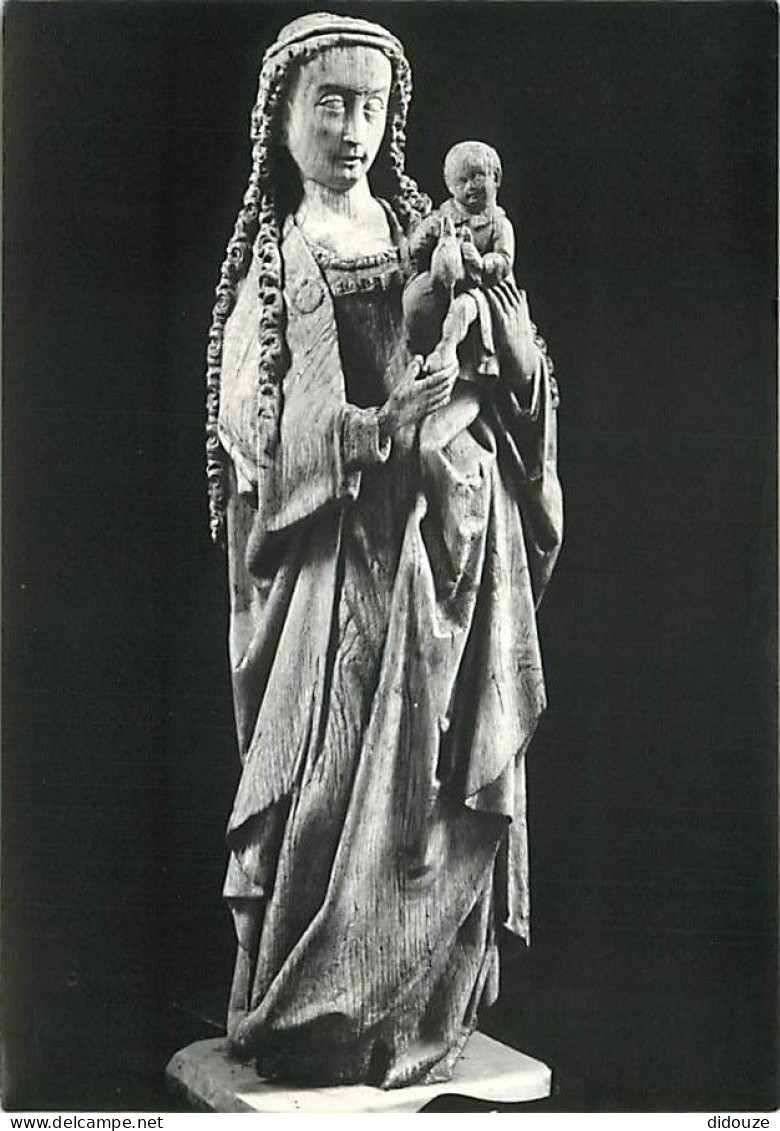 42 - Charlieu - Abbaye bénédictine de Charlieu - Vierge à l'oiseau - Art Religieux - Mention Photographie véritable - CP