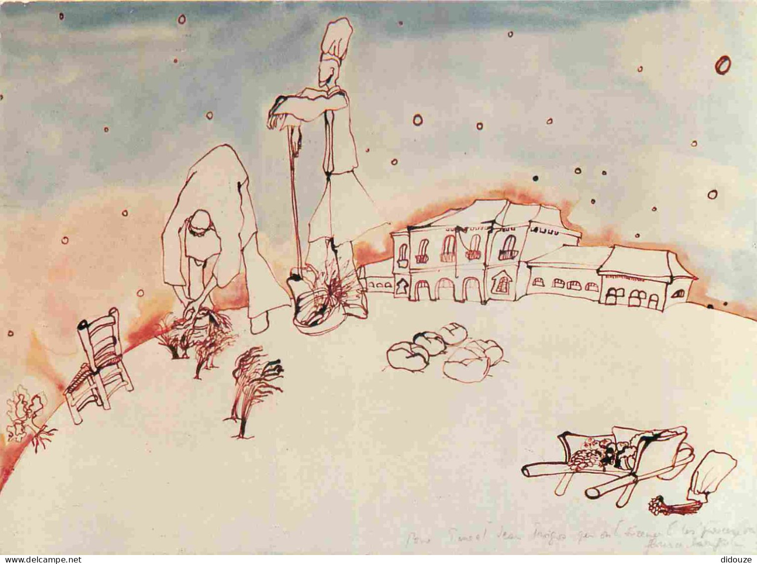 42 - Roanne - Gare de Roanne - Art Peinture de Florence Baumgartner - CPM - Voir Scans Recto-Verso