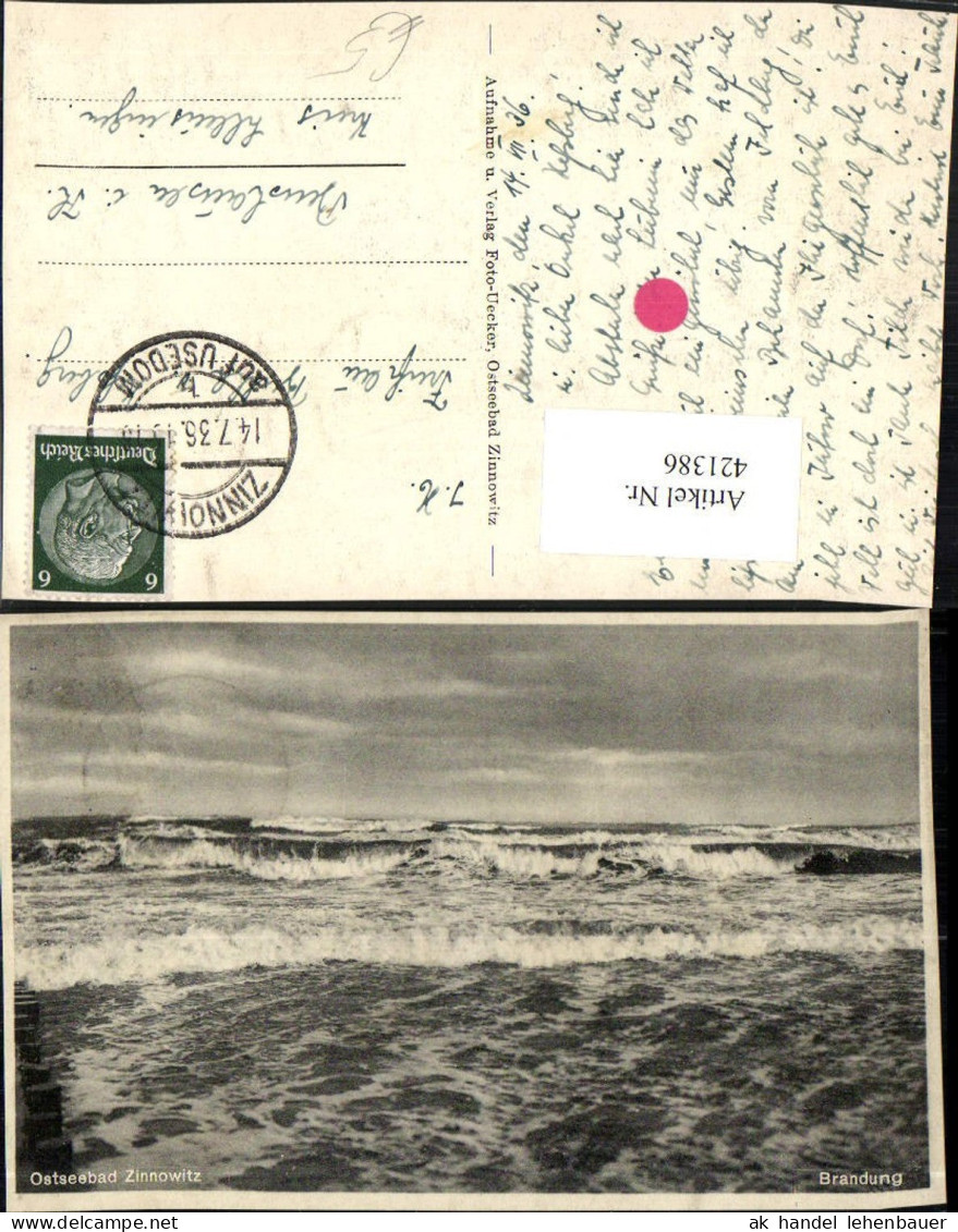 421386,Ostseebad Zinnowitz Brandung Wellen