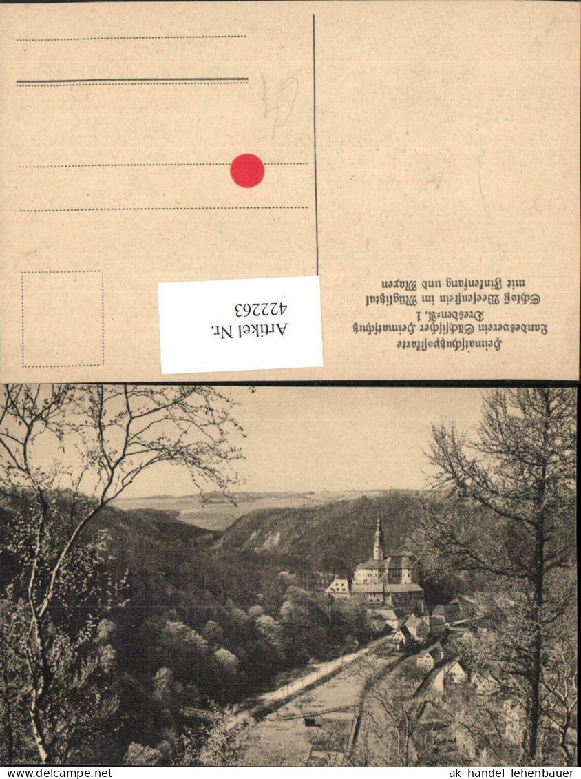 422263,Schloss Weesenstein im Müglitztal m. Finkenfang u. Maxen