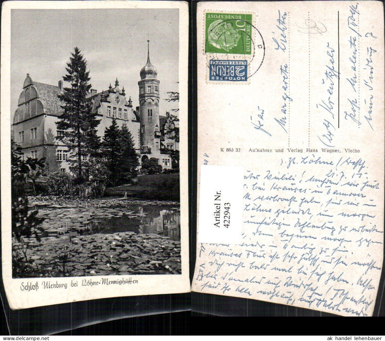 422943,Löhne Mennighüffen Schloss Ulenburg
