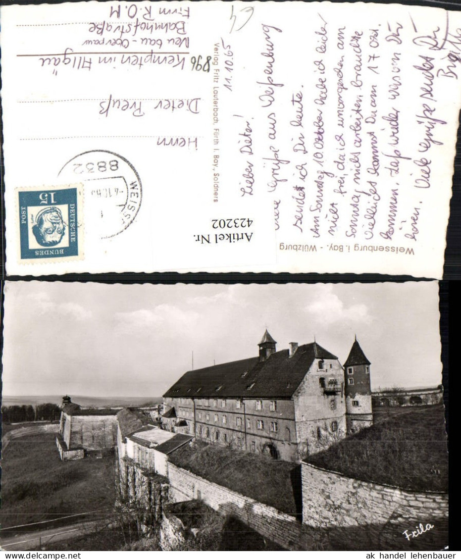 423202,Weissenburg Weißenburg Wülzburg Burg