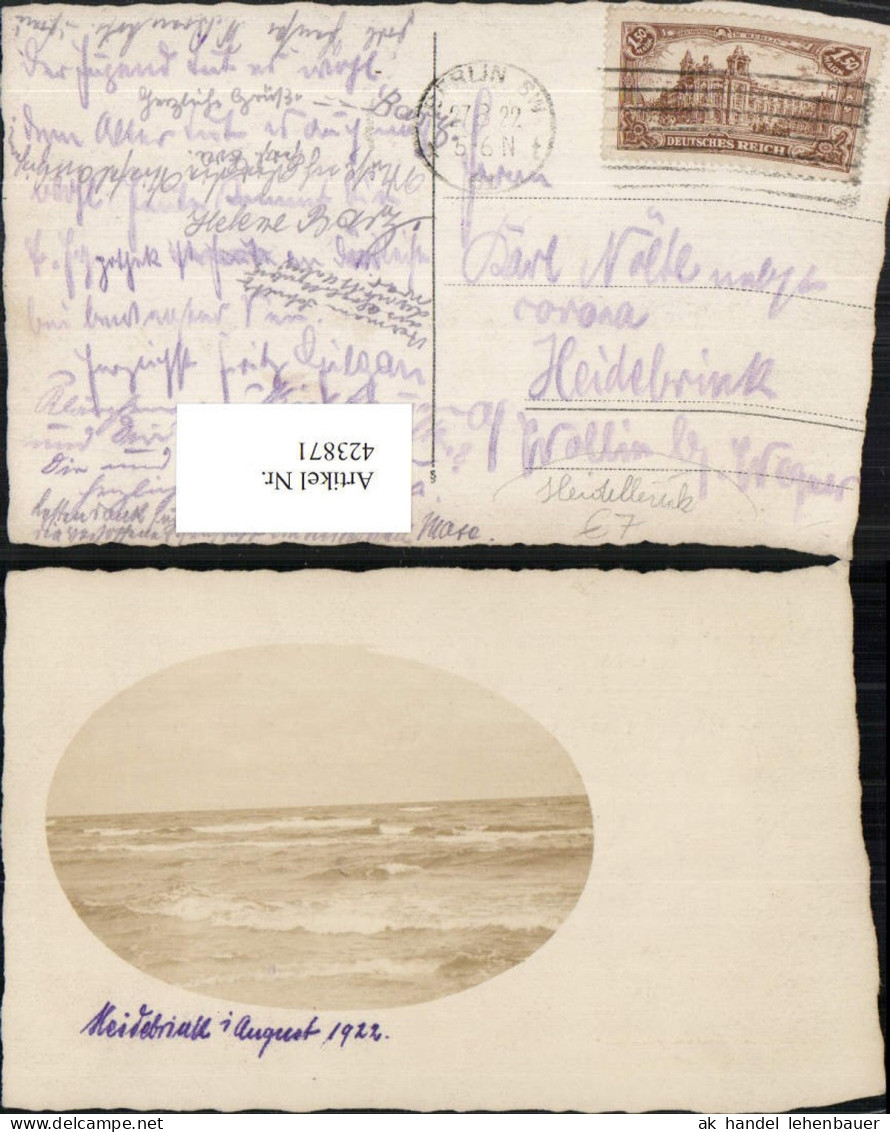 423871,Heidenbrink Miedzywodzie Ostsee Wellen