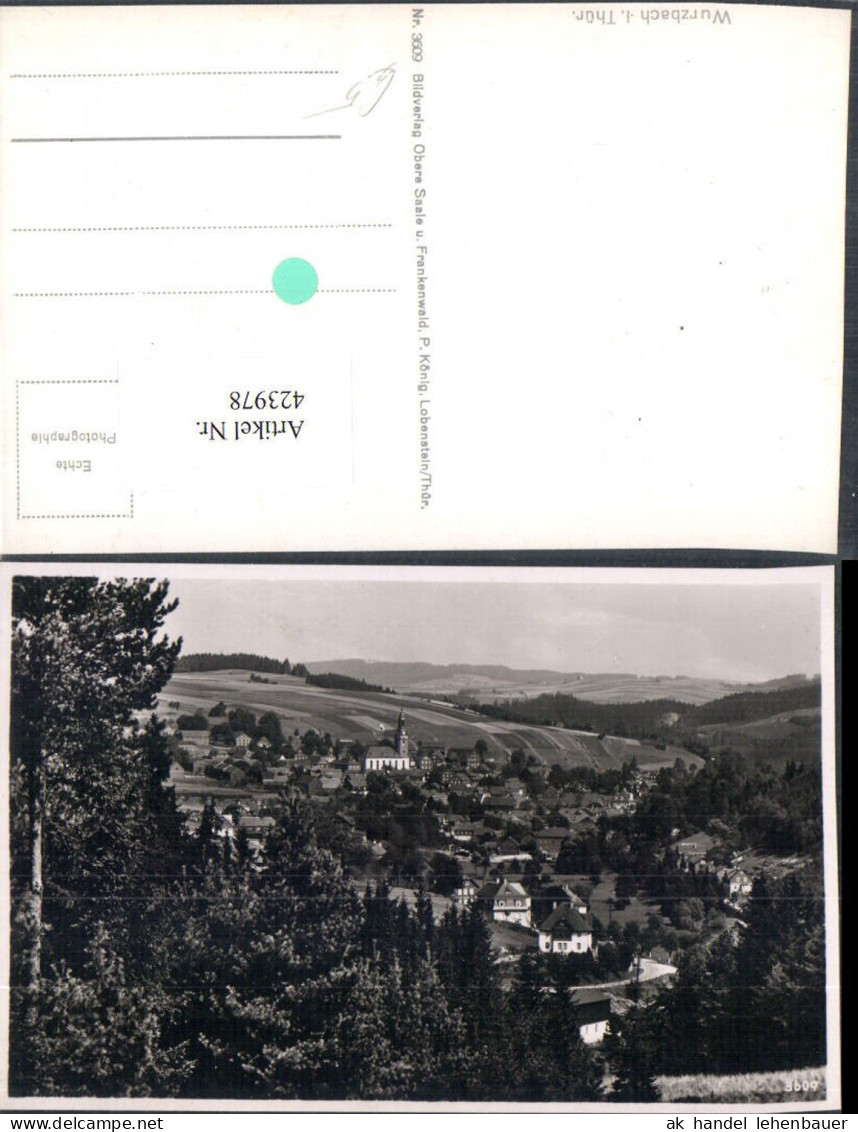 423978,Wurzbach in Thüringen Totale