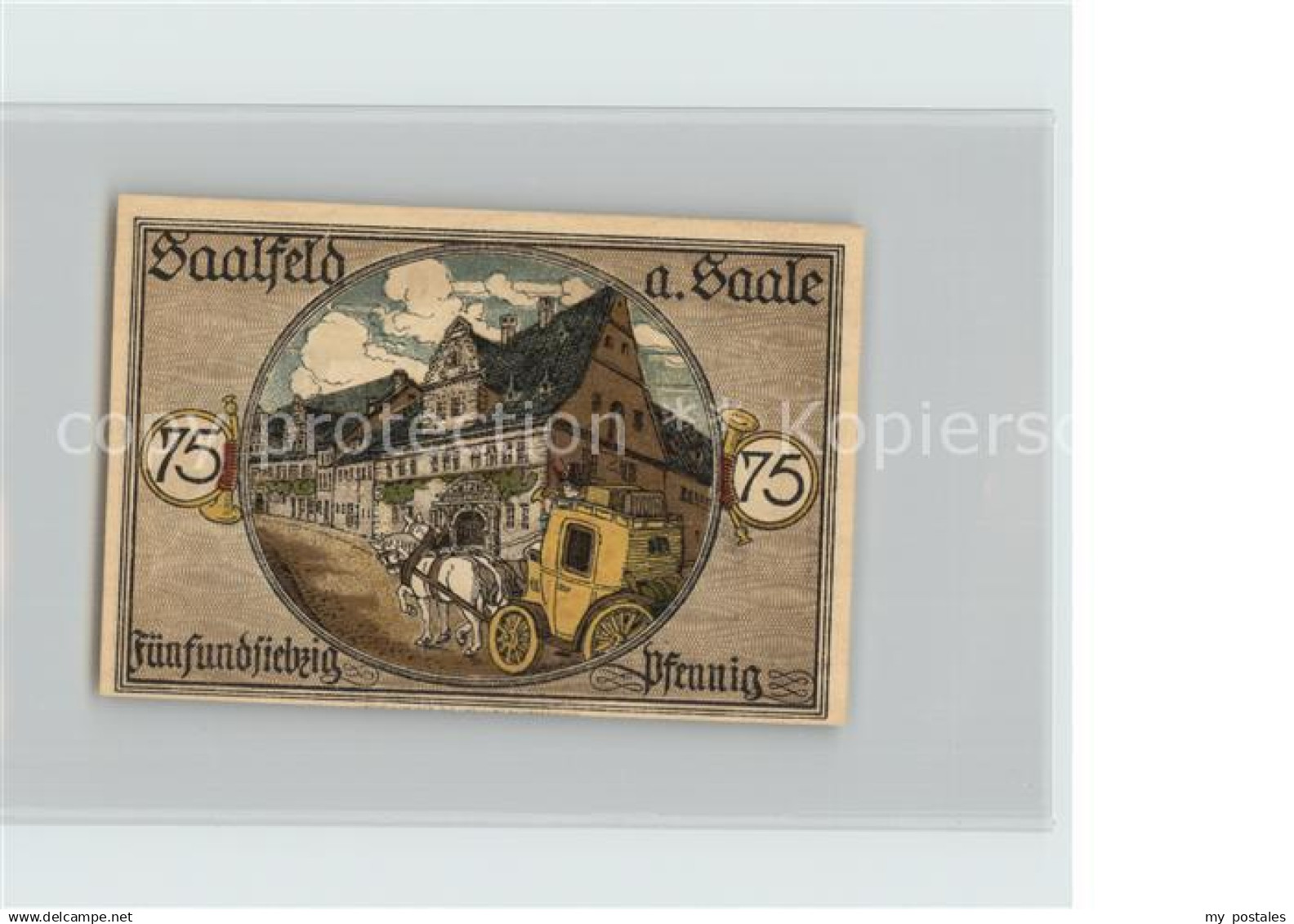42453235 Saalfeld Saale 75 Pfennig  Saalfeld