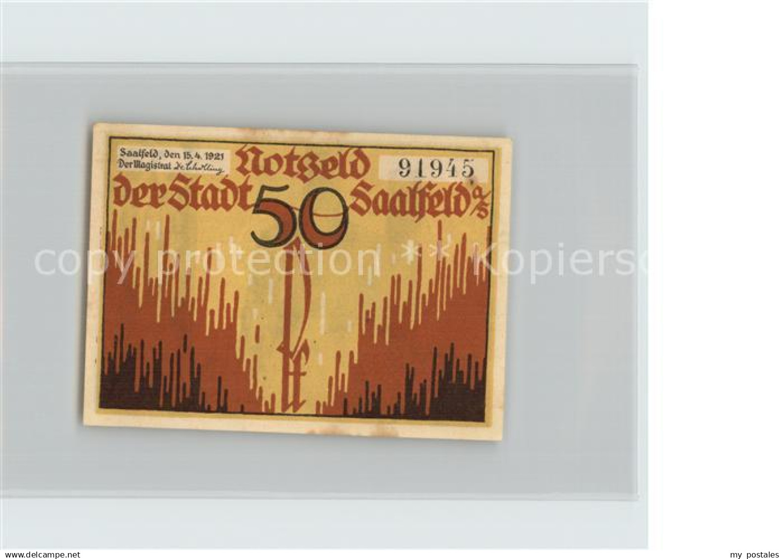 42453370 Saalfeld Saale 50 Pfennig Saalfeld