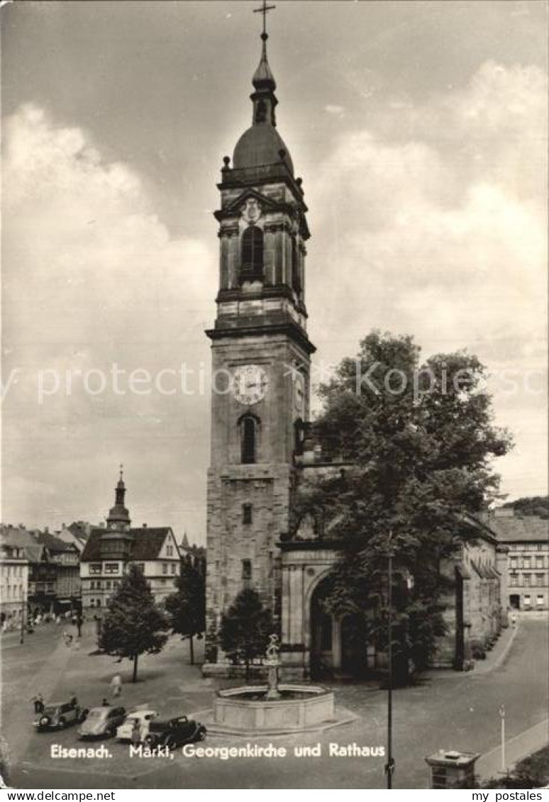 42453895 Eisenach Thueringen Markt Georgenkirche Rathaus Eisenach