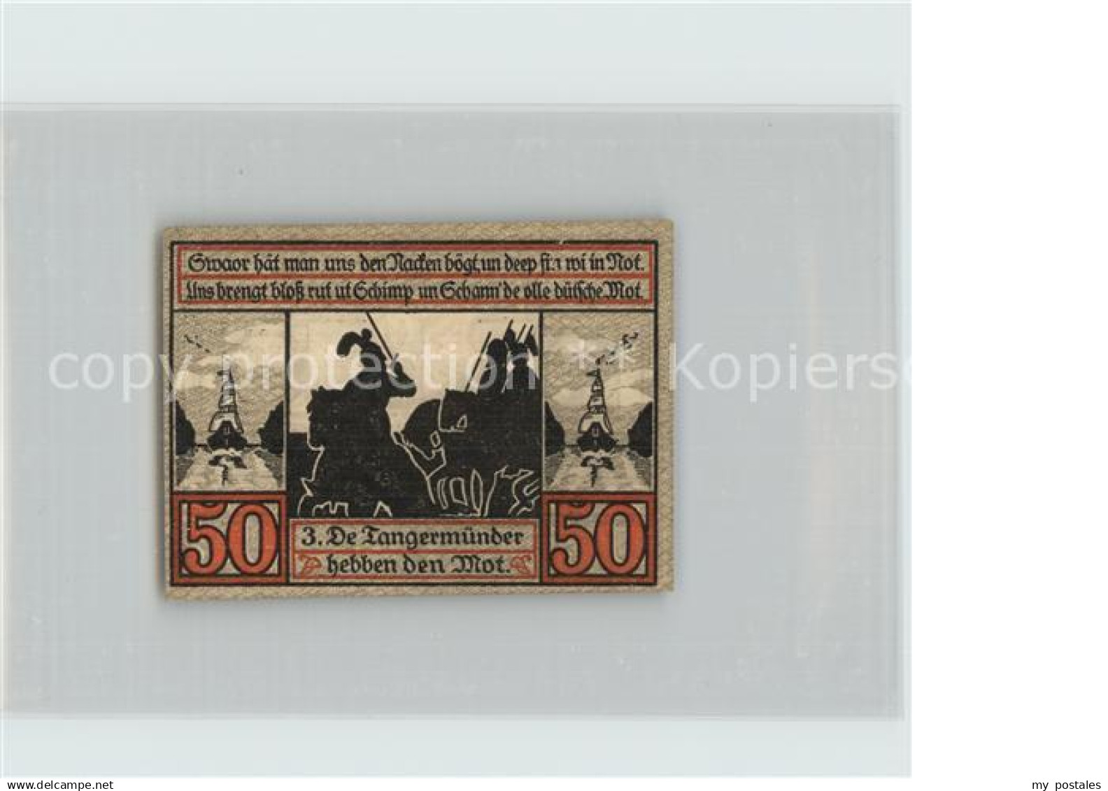 42454518 Stendal 50 Pfennig Ritter  Stendal