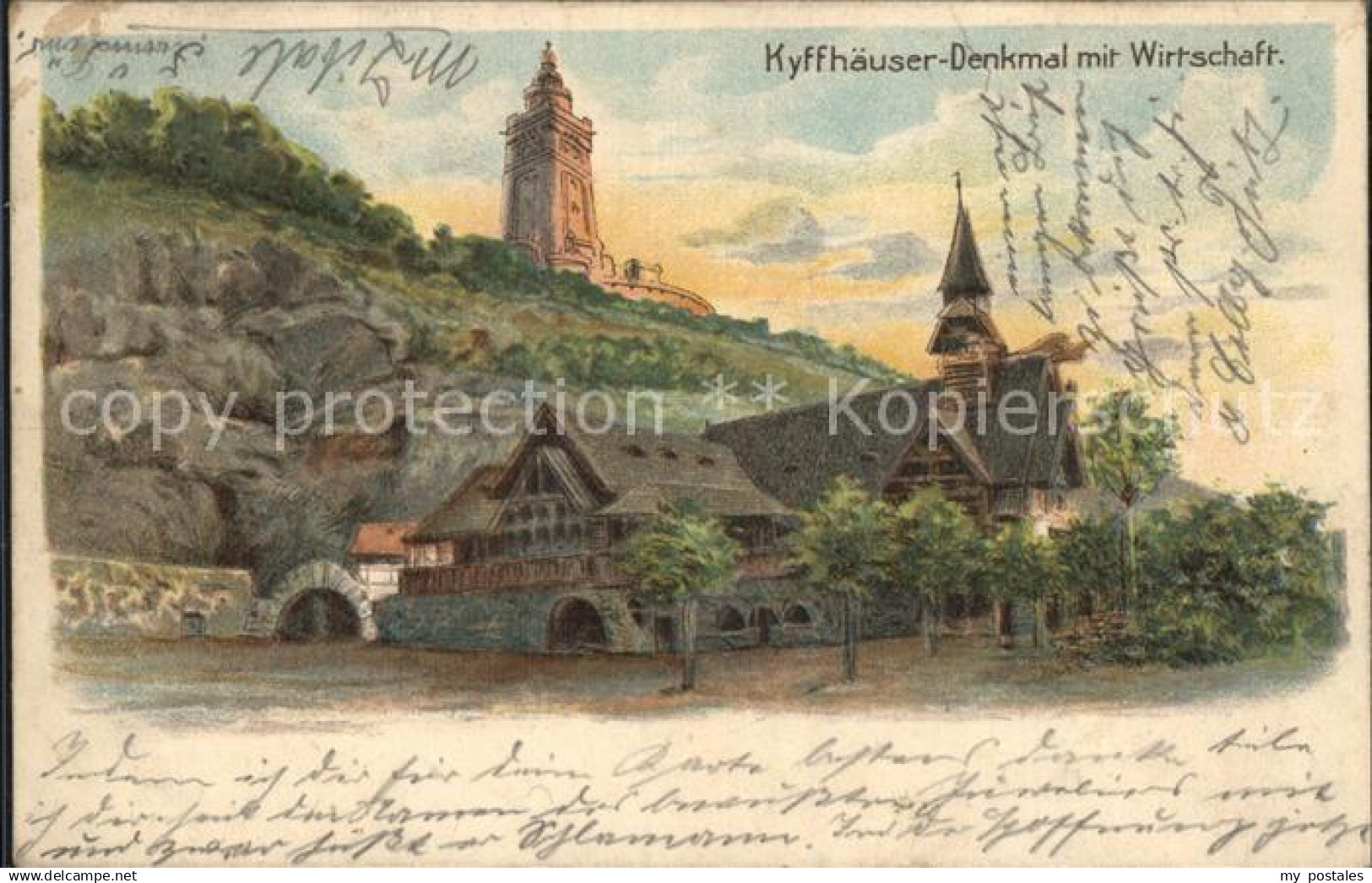 42468733 Kyffhaeuser Kaiser Wilhelm Denkmal Gaststaette Kyffhaeuser