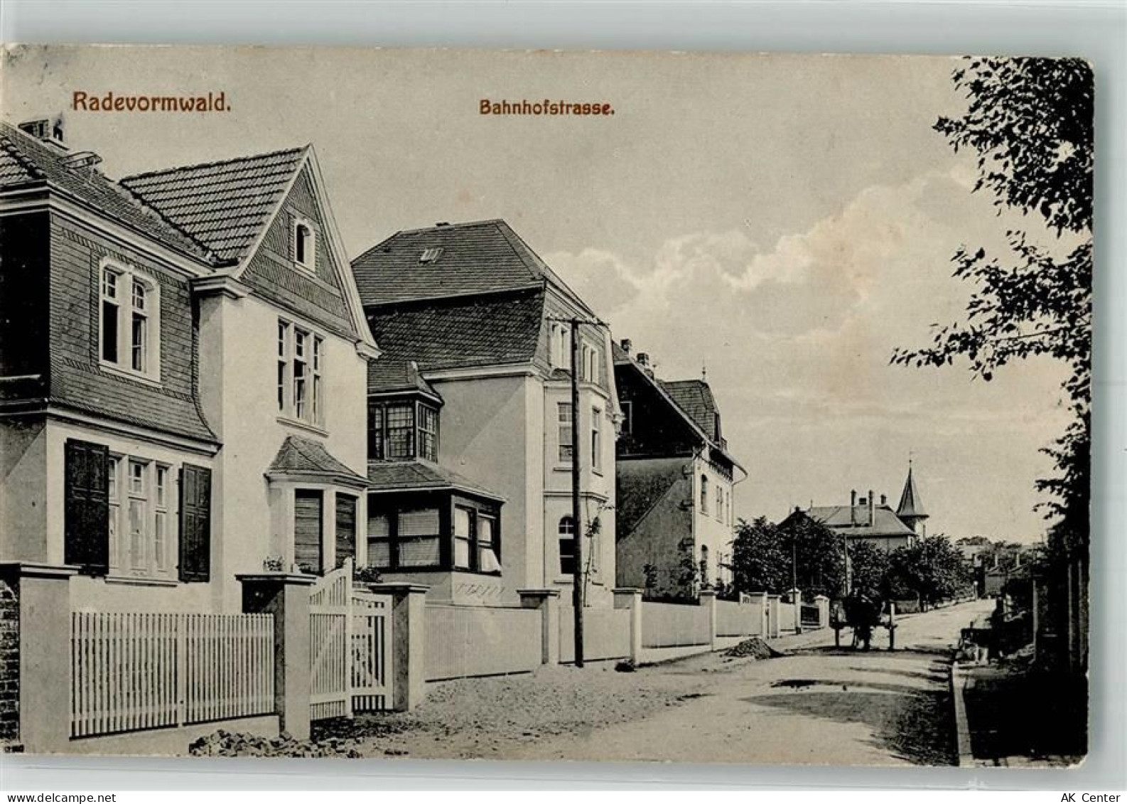 42477 W5608 Radevormwald 1913 - Bahnhofstraße Villen - 13659213