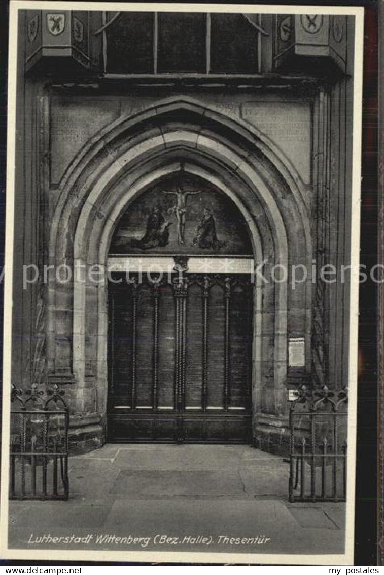 42487138 Wittenberg Lutherstadt Thesentuer Wittenberg Lutherstadt