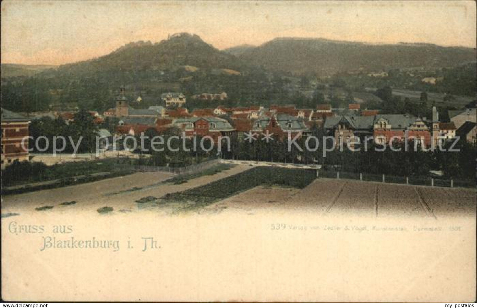 42507169 Bad Blankenburg Teilansicht Bad Blankenburg