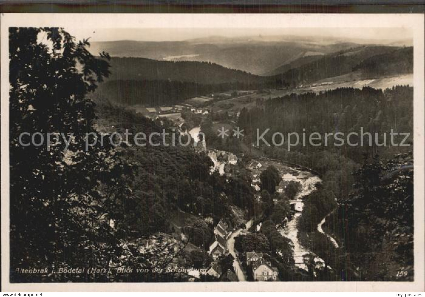 42510311 Altenbrak Harz Blick von der Schoeneburg Altenbrak