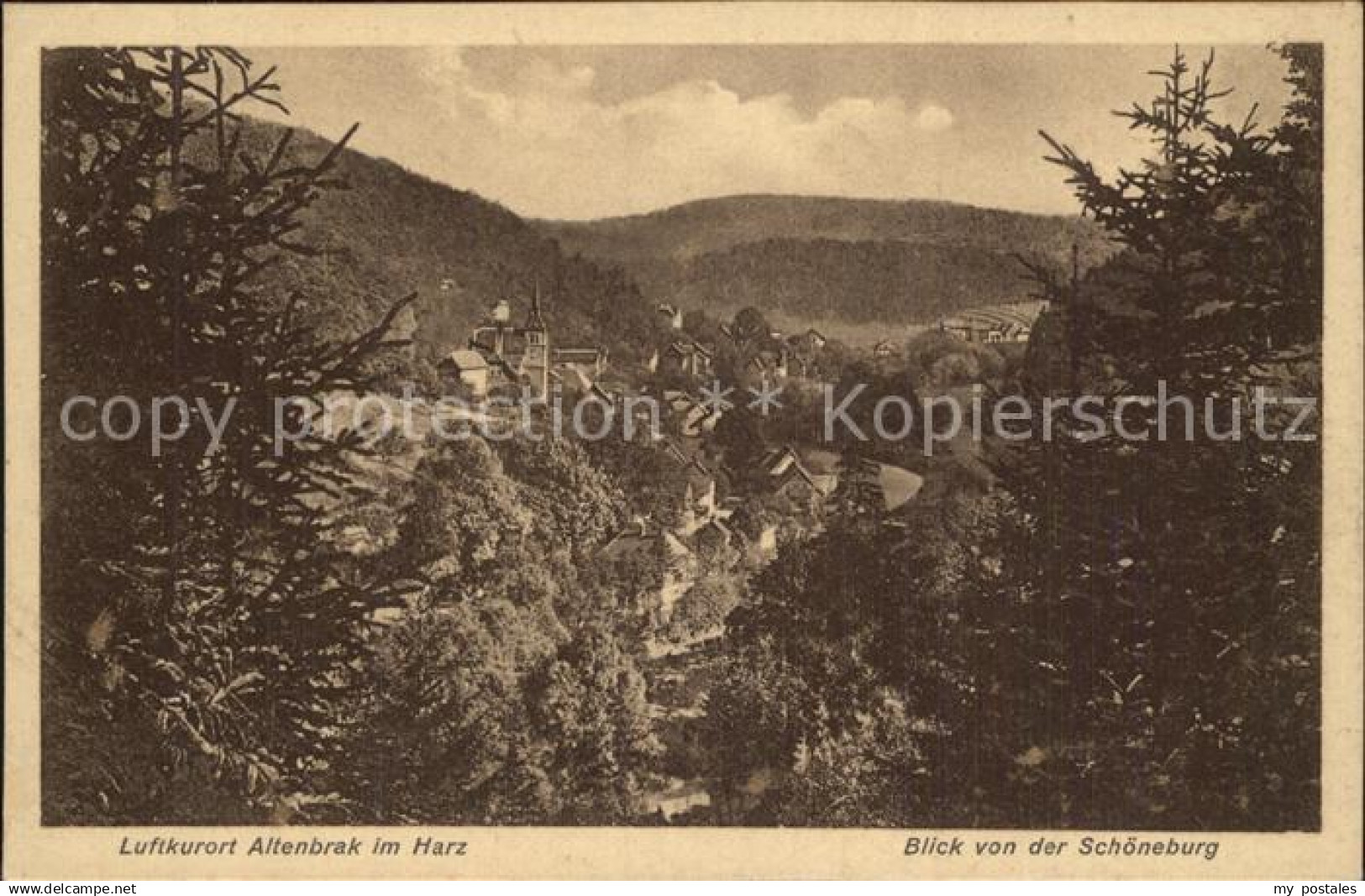 42510352 Altenbrak Harz Blick von der Schoeneburg Altenbrak