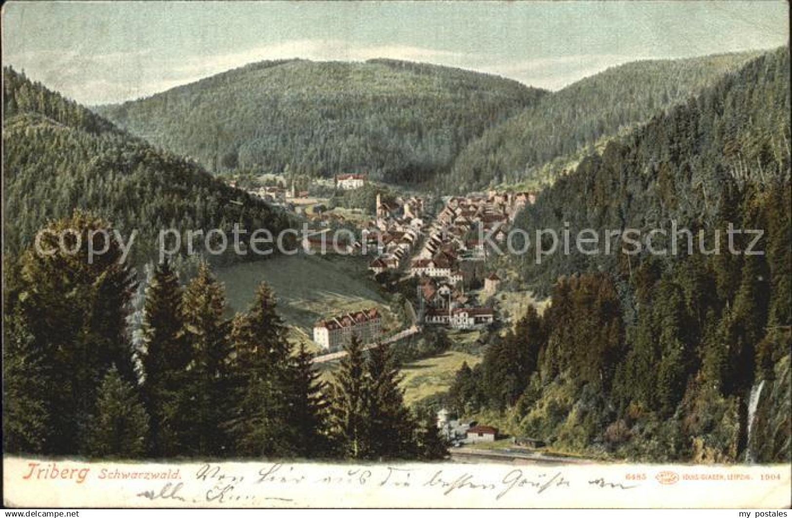 42558666 Triberg Schwarzwald Panorama Triberg im Schwarzwald