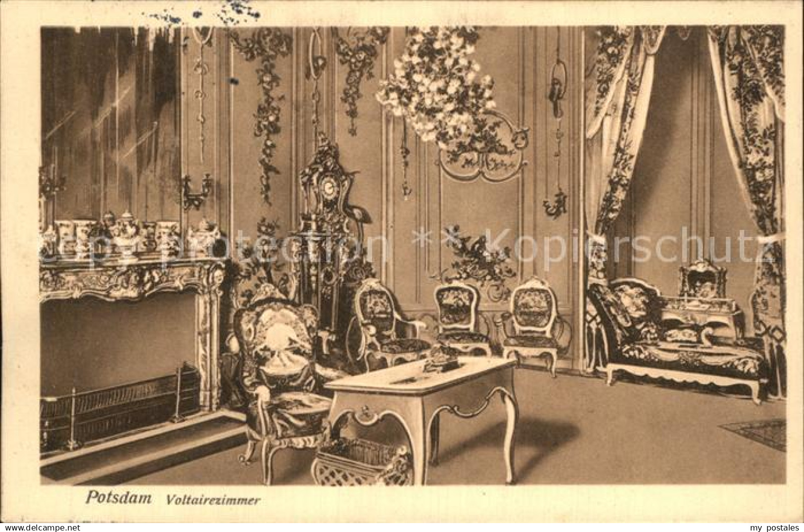 42559363 Potsdam Voltairezimmer im Schloss Potsdam